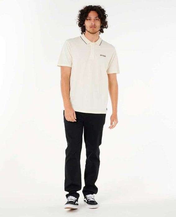 Rip Curl Shank Polo Shirt-Bone