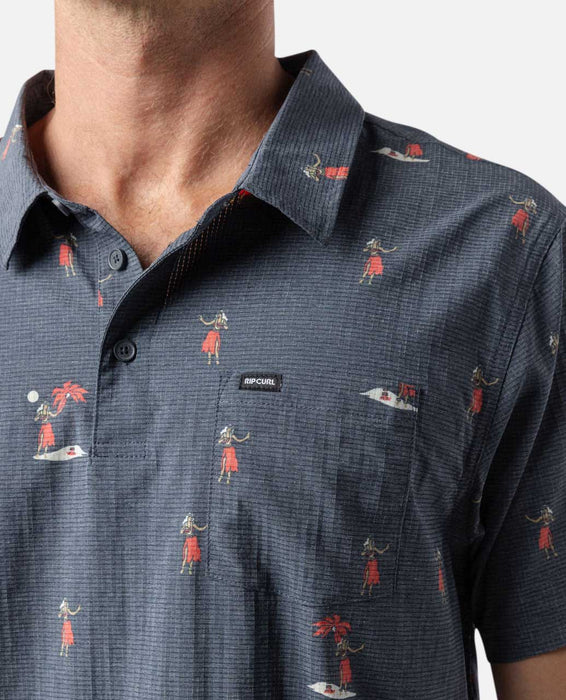Rip Curl Fun Times Tech Polo Shirt-Navy