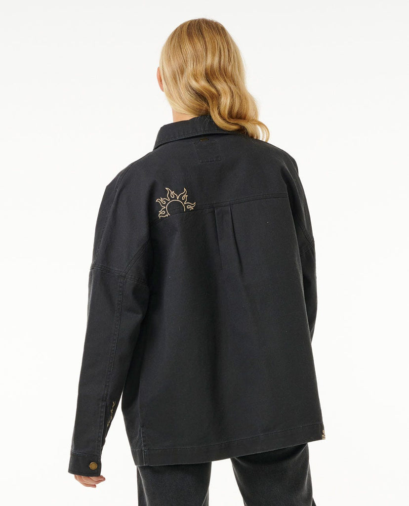 【KOOLOSET】Black Denim Washed Blouson Studio D'Artisan D1864 Kurozome Dyed BLACKEST-BLACK Jeans