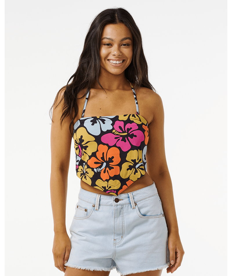 Rip Curl Hibiscus Heat Halter Tank-Multi — REAL Watersports