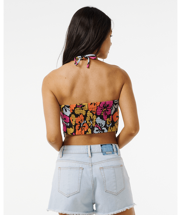 Rip Curl Hibiscus Heat Halter Tank-Multi