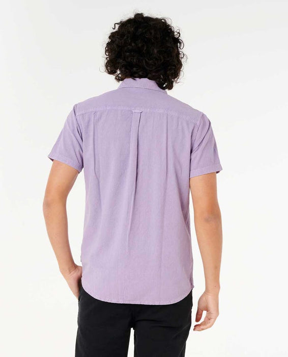 Rip Curl Classic Surf Washed S/S Shirt-Lavender