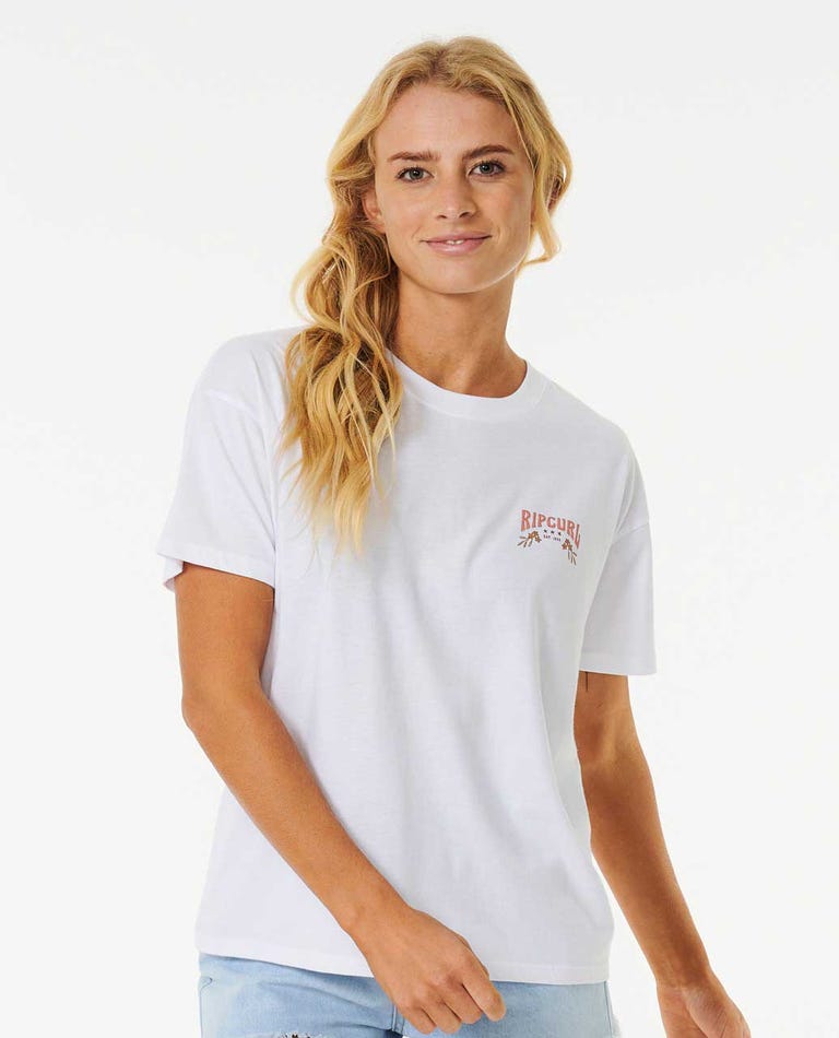 Rip Curl Riptide Relaxed Tee-White — REAL Watersports