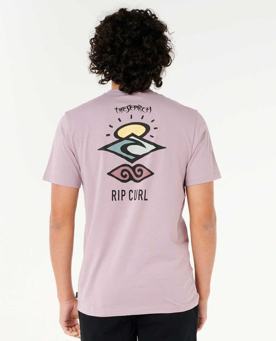 Rip Curl Search Icon Tee-Smokey Grape
