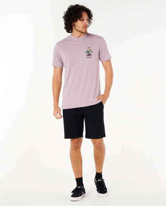 Rip Curl Search Icon Tee-Smokey Grape