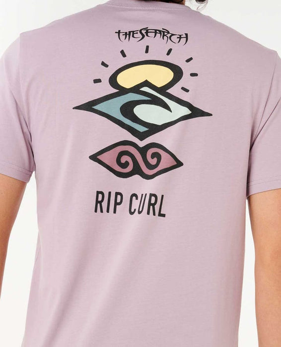 Rip Curl Search Icon Tee-Smokey Grape