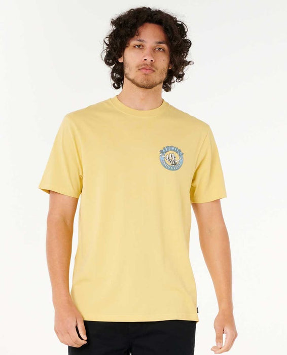 Rip Curl Shred Til Tee-Straw