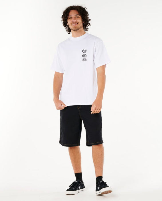 Rip Curl Archive Matrix Tee-White