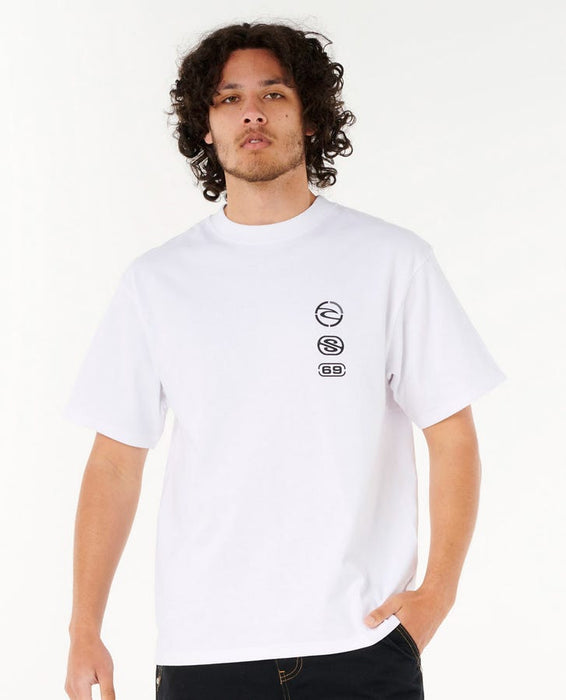 Rip Curl Archive Matrix Tee-White