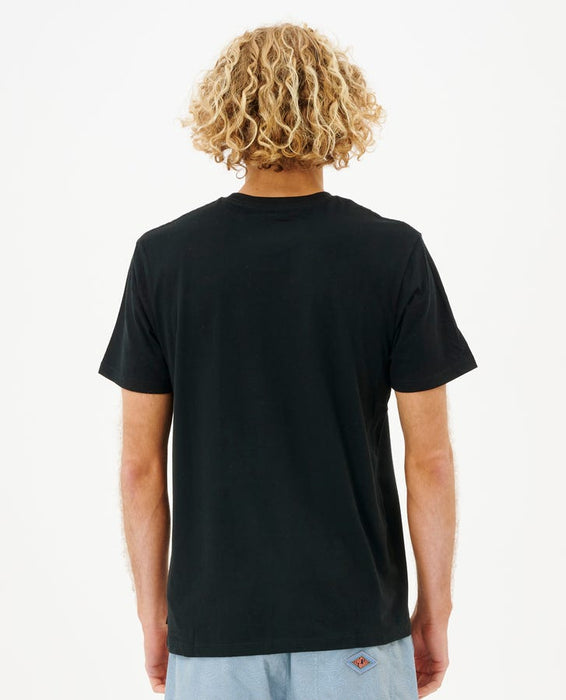 Rip Curl Plain Pocket Tee-Black