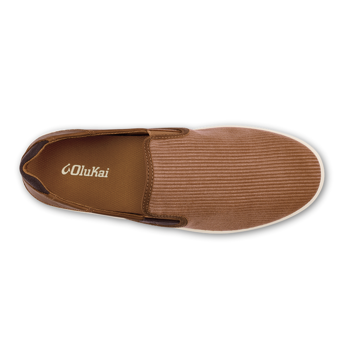 Olukai Lae'ahi Kapa Sandal-Tan/Dk Wood