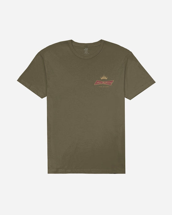 Lost King of Surf Tee-Military