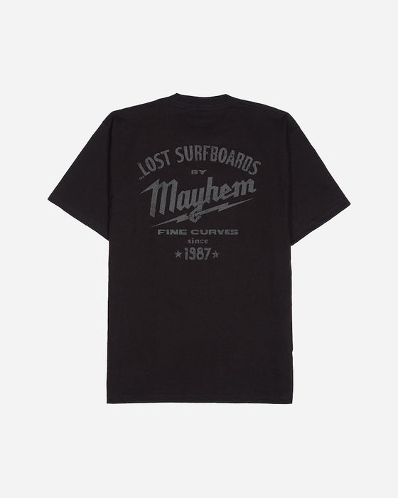 Lost Builders By Mayhem Tee-Black