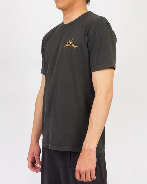 Lost  Battle Cry Vintage Tee-Vintage Black