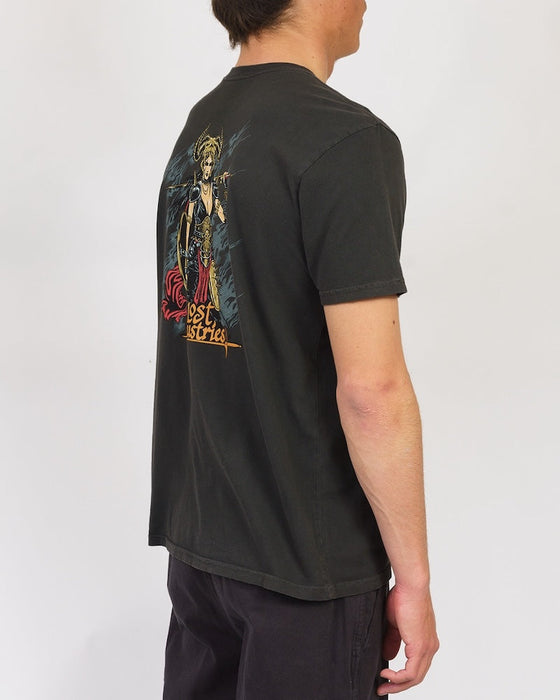 Lost  Battle Cry Vintage Tee-Vintage Black