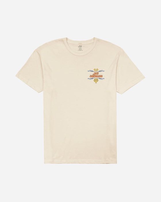 Lost Surf Psychosis Vintage Dye Tee-Vintage White
