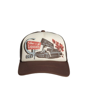 Lost Lost City Trucker Hat-Brown