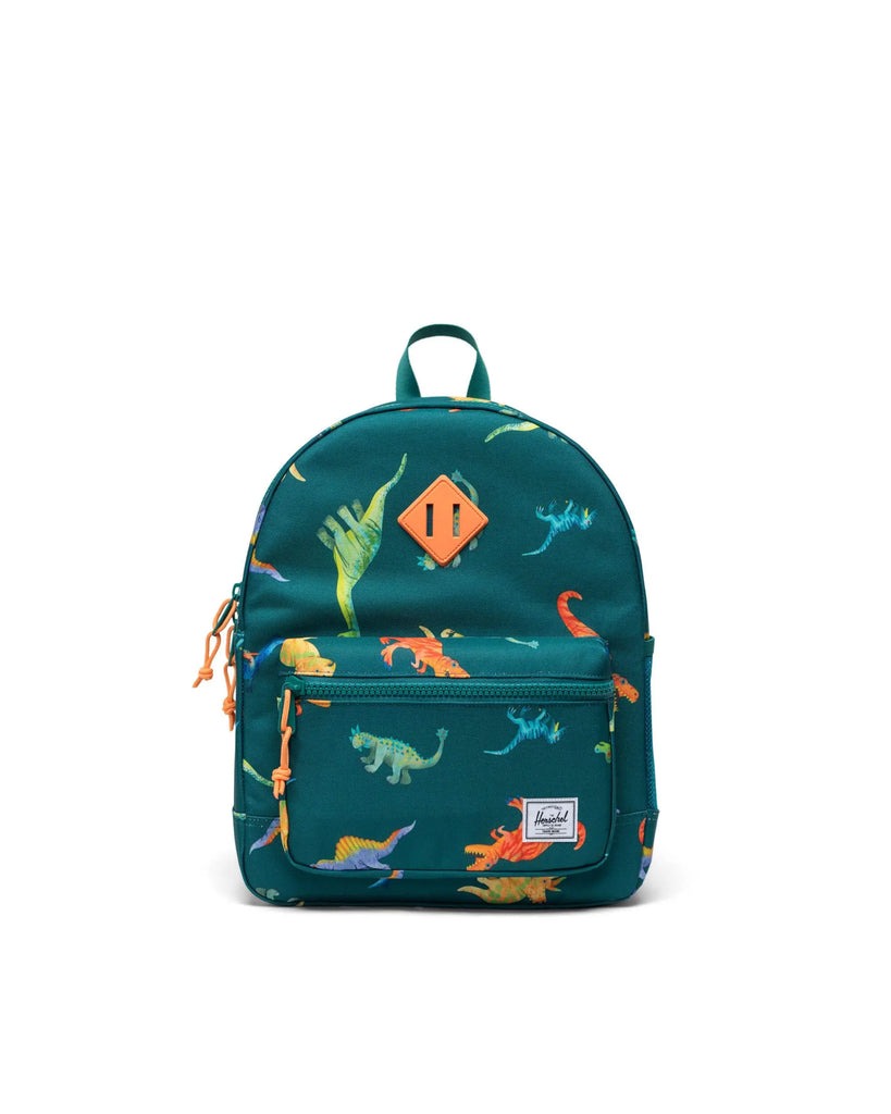 herschel backpack blue green Herschel Heritage Youth Backpack-Aventurine Watercolor Dinos — REAL  Watersports