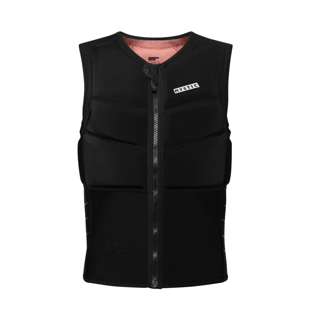 Mystic Foil Impact FZ Vest-Black/White — REAL Watersports