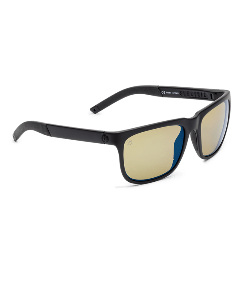 Electric Knoxville XL S Sunglasses-Matte Blk/HT Yel Polar Pro