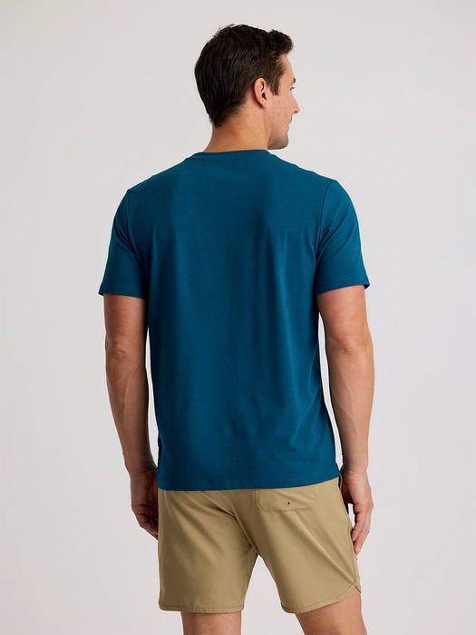 Free Fly Bamboo Current Pocket Tee-Legion Blue