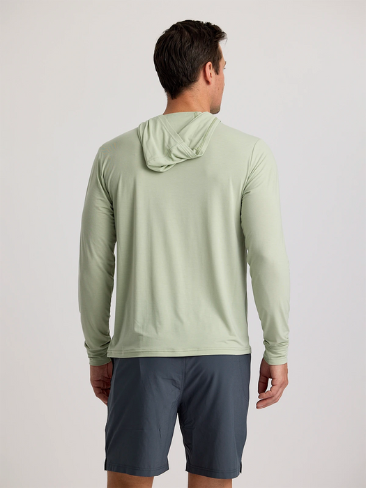 Free Fly Elevate Lightweight Hooded L/S Shirt-Desert Sage
