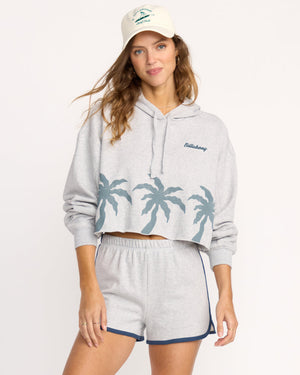 Billabong Triple Palms Sweatshirt-Heather Grey