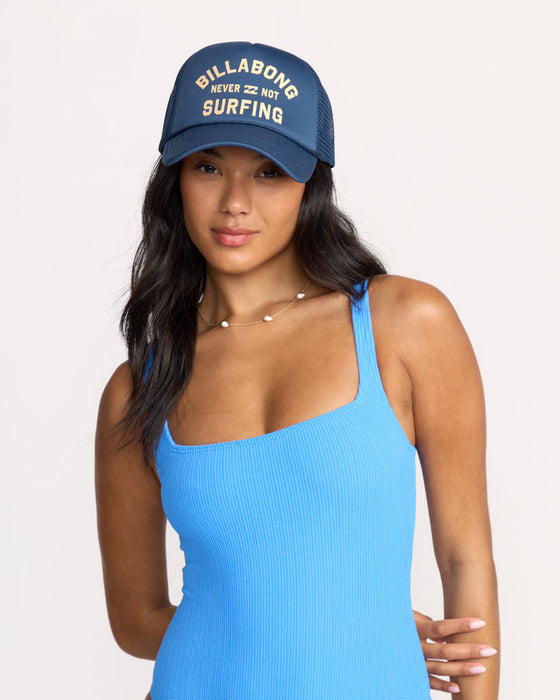 Billabong Grandpa Trucker Hat-Navy