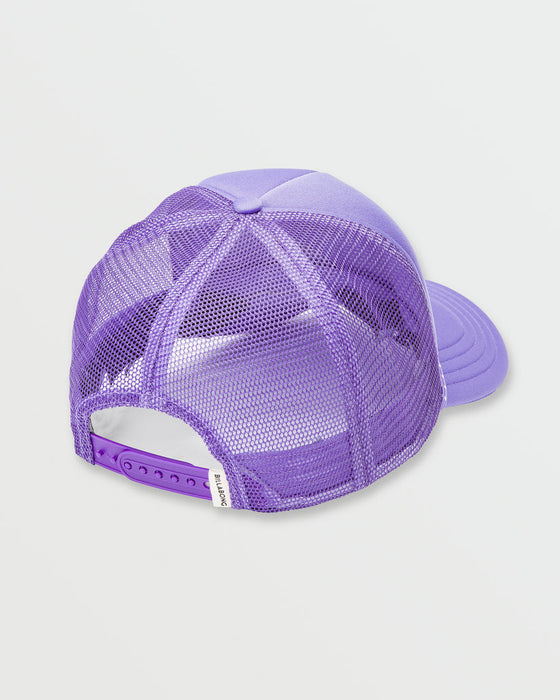 Billabong Grandpa Trucker Hat-Purple Ash