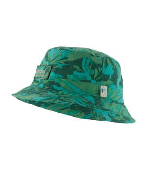 Patagonia Wavefarer Bucket Hat-Water People Banner: Cliffs and Waves Conifer Green