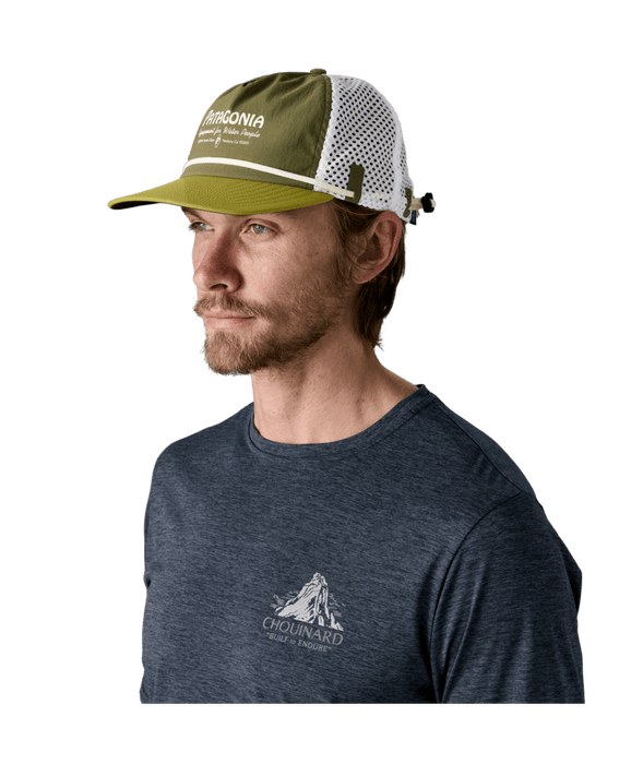 Patagonia Merganzer Hat-Water People Banner: Tent Green