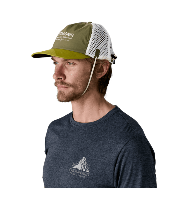 Patagonia Merganzer Hat-Water People Banner: Tent Green