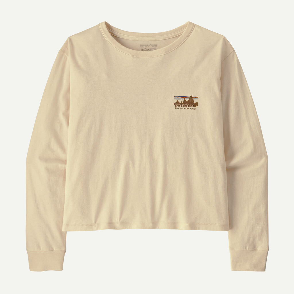 Patagonia 73 Skyline Easy Cut Organic L/S Tee-Undyed Natural