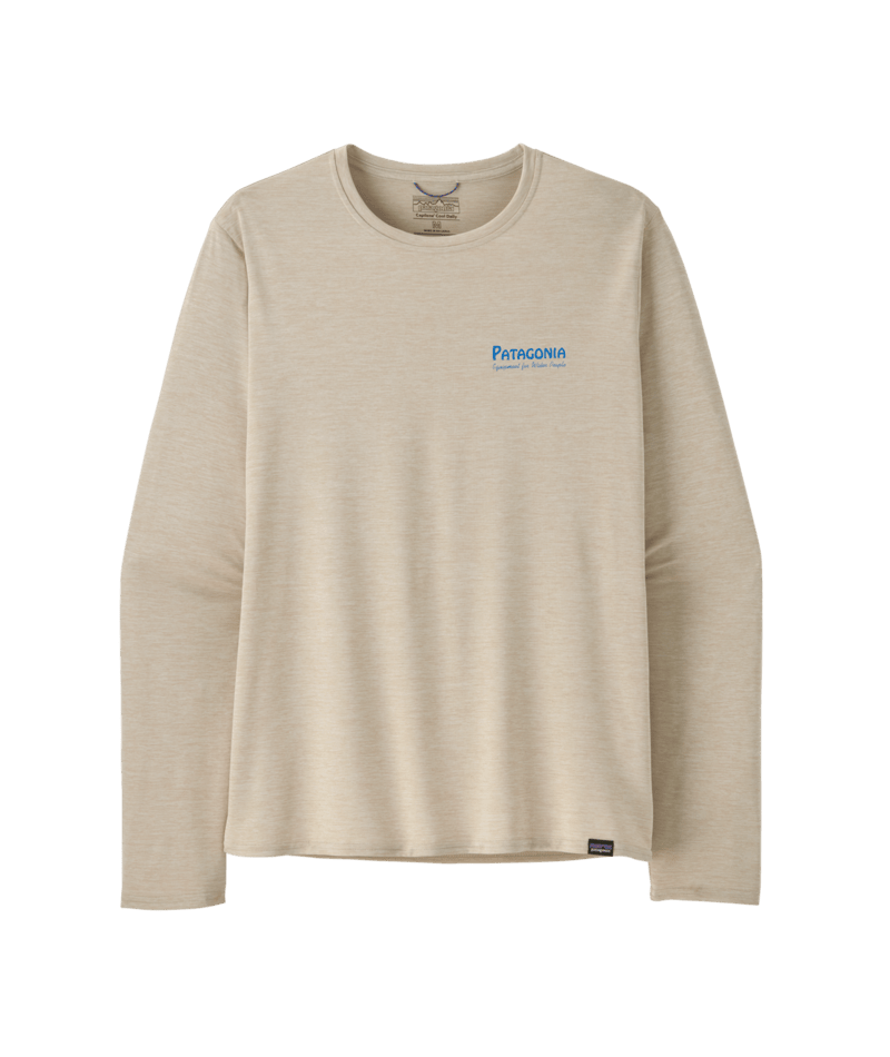 Patagonia Cap Cool Daily Graphic L/S Shirt-Pumice X-Dye — REAL