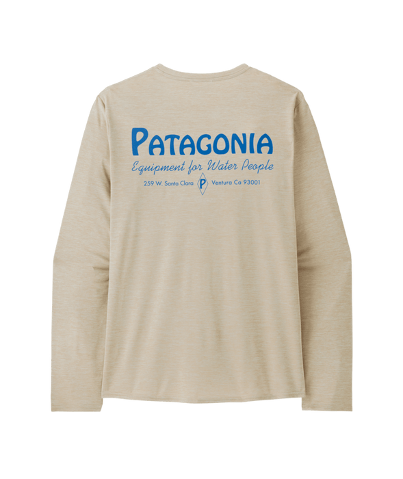 Patagonia Cap Cool Daily Graphic L/S Shirt-Pumice X-Dye
