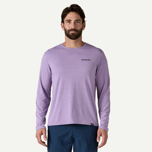 Patagonia Cap Cool Daily Graphic L/S Shirt-Concrete Purple X-Dye