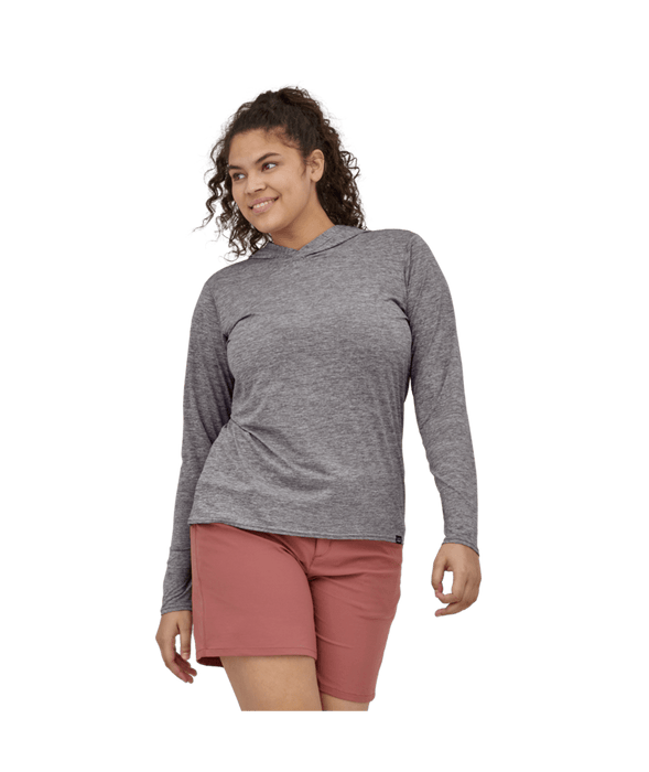 Patagonia Cap Cool Daily Hooded L/S Shirt-Feather Grey