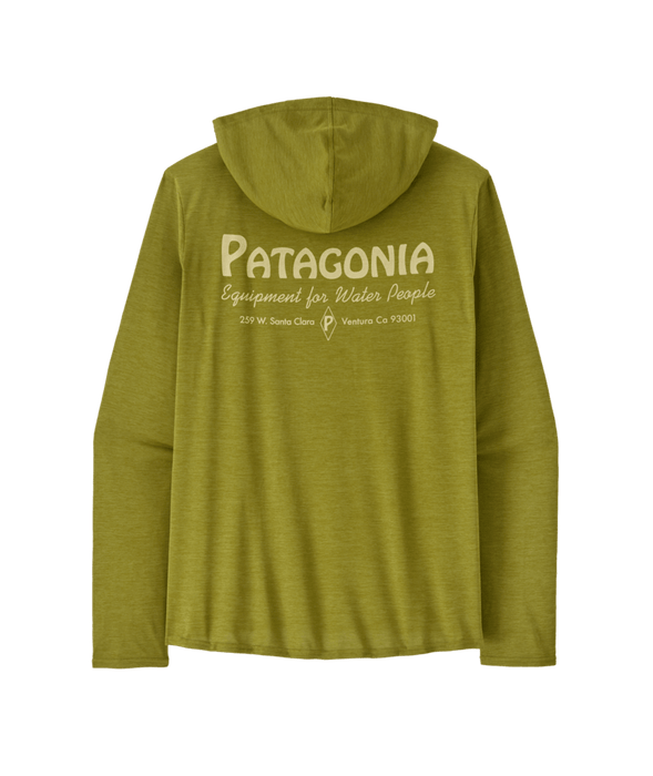 Patagonia Cap Cool Daily Graphic Hooded L/S Shirt-Graze Green X-Dye