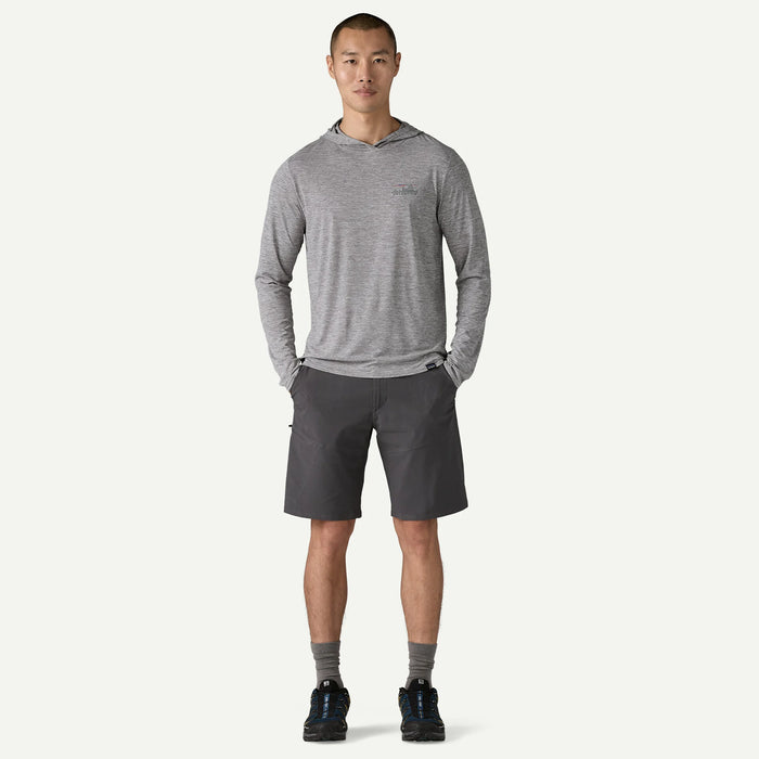 Patagonia Cap Cool Daily Graphic Hooded L/S Shirt-Feather Grey