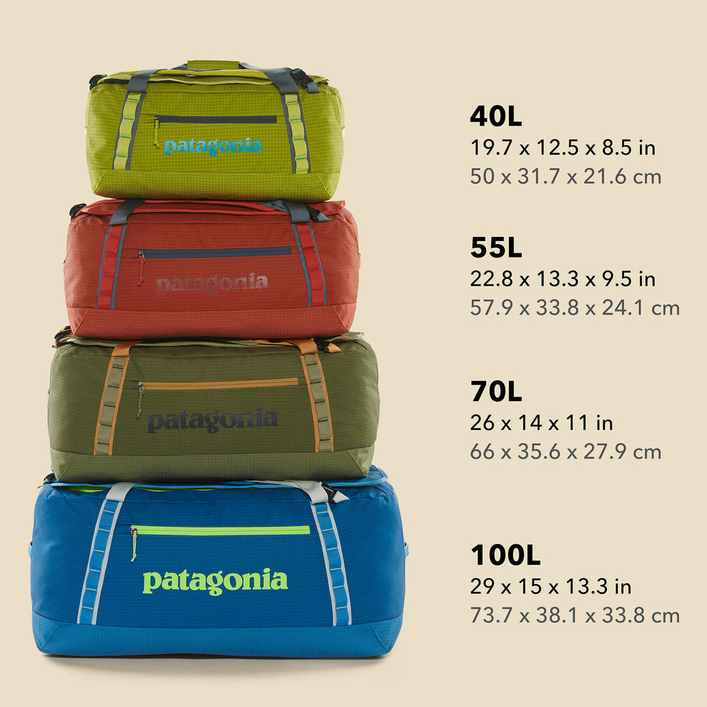 Patagonia Black Hole Duffel 55L Bag-Seabird Grey — REAL Watersports
