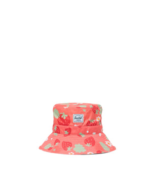 Herschel Toddler Beach UV Bucket Hat-Shell Pink Sweet Strawberries
