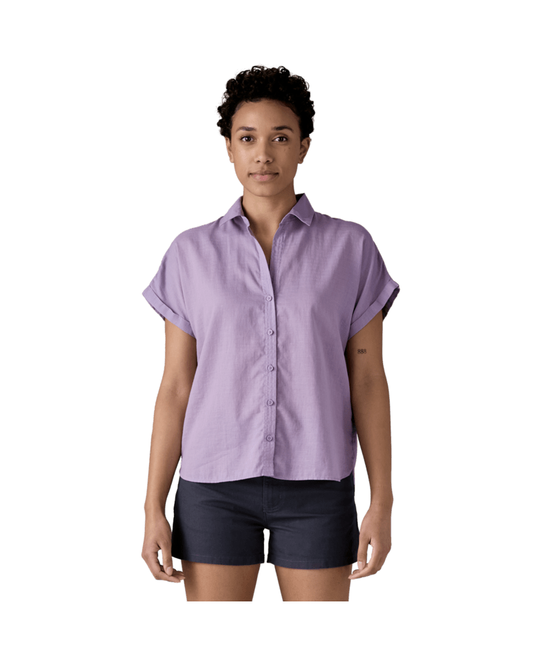 Patagonia パタゴニア 半袖シャツ パープル L Patagonia LW A/C Shirt-Concrete Purple — REAL Watersports
