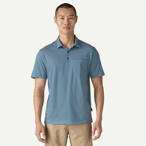 Patagonia Daily Polo Shirt-Seashore: Still Blue