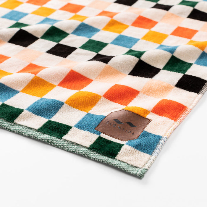 Slowtide Sundown Oversized Premium Woven Towel-Fawn
