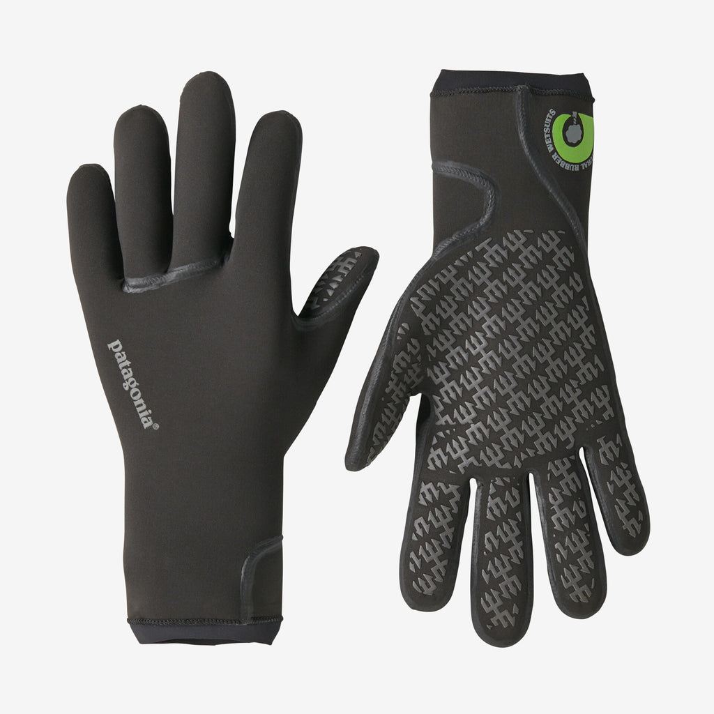 Patagonia R2 Yulex Regulator Gloves-Black — REAL Watersports