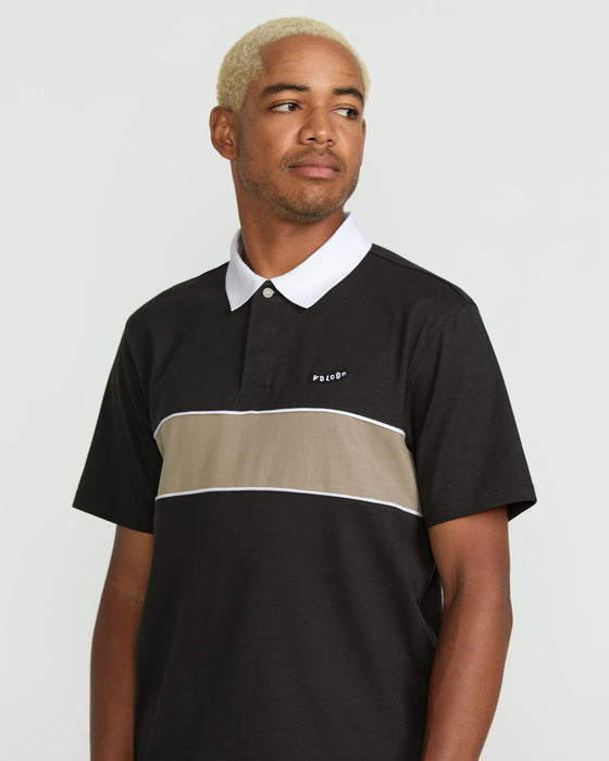 Volcom Gemstone Polo Shirt-Stealth