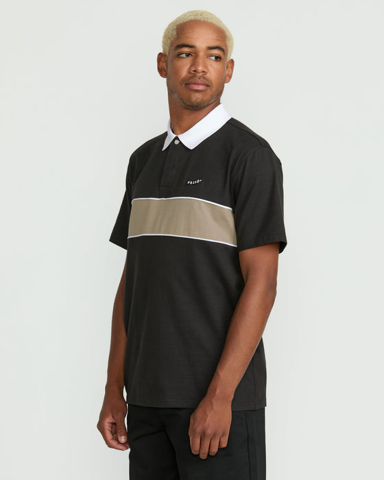 Volcom Gemstone Polo Shirt-Stealth
