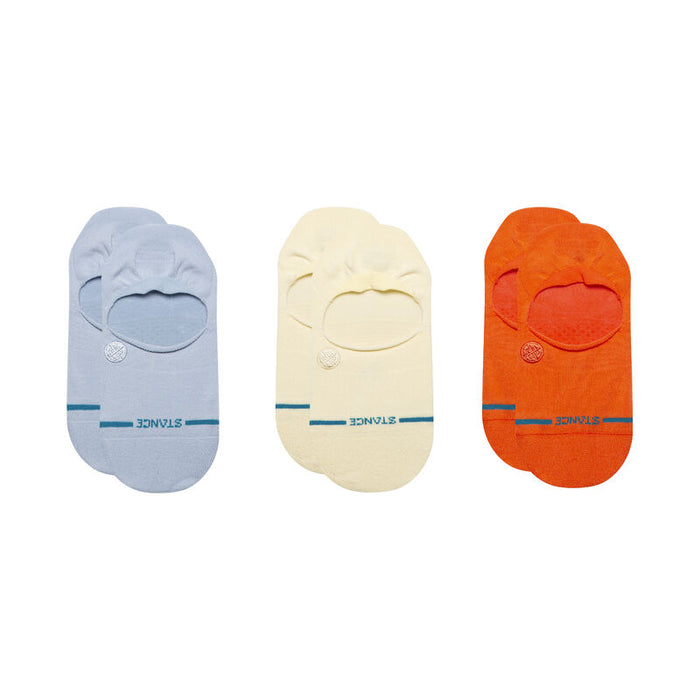 Stance Icon No Show 3 Pack Socks-Periwinkle