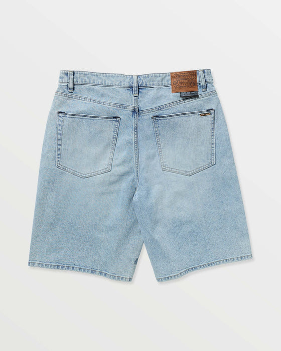 Volcom Billow Denim Shorts-Dry Vintage