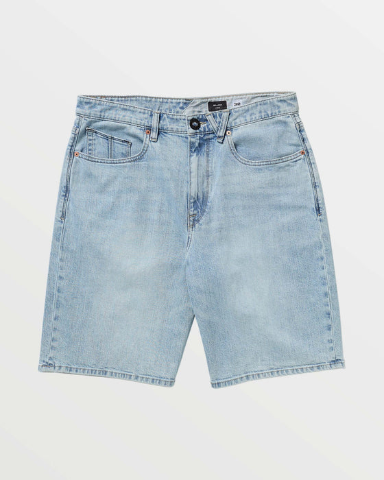 Volcom Billow Denim Shorts-Dry Vintage
